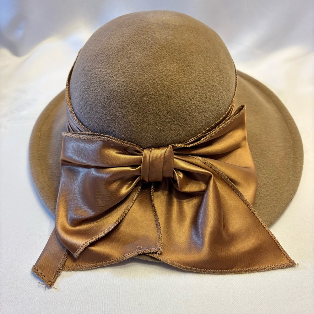 Betmar Vintage Elegant Women's Hat with Satin Bow, Neiman Marcus
